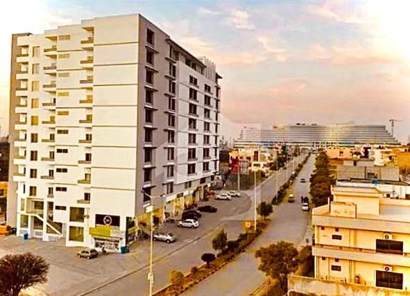 Atrium High Suite 2Bed Family Apartment Near Giga Mall Islamabad Exterior photo